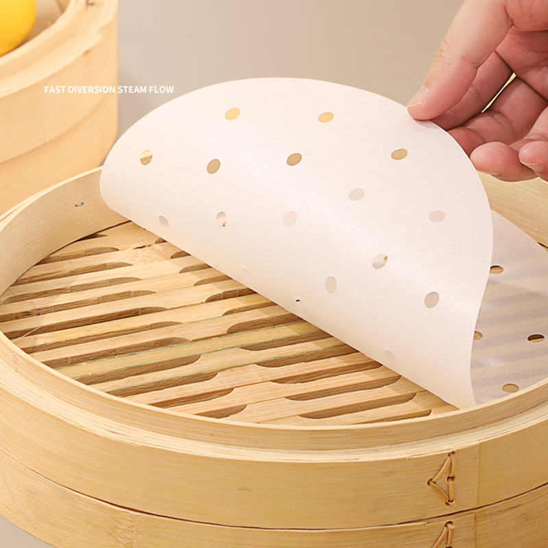 Steamer Bamboo Set - 50 шт. одноразовых бамбуковых вкладышей для