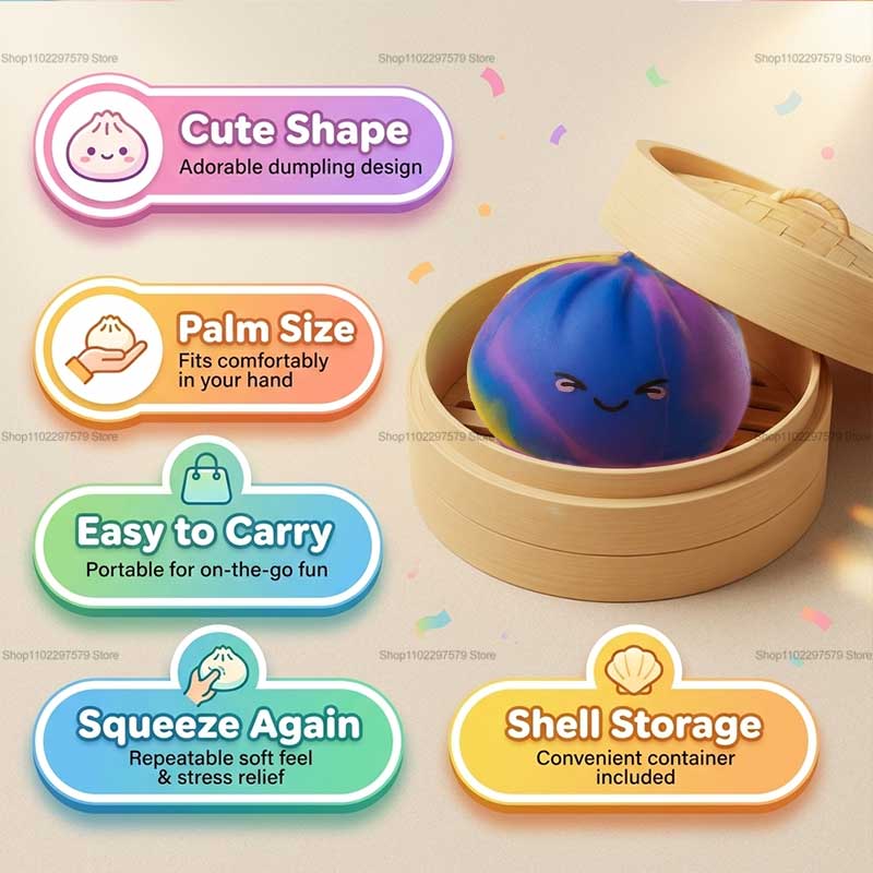 Steamer Bamboo Set - Новая радужная игрушка-антистресс в виде паровой