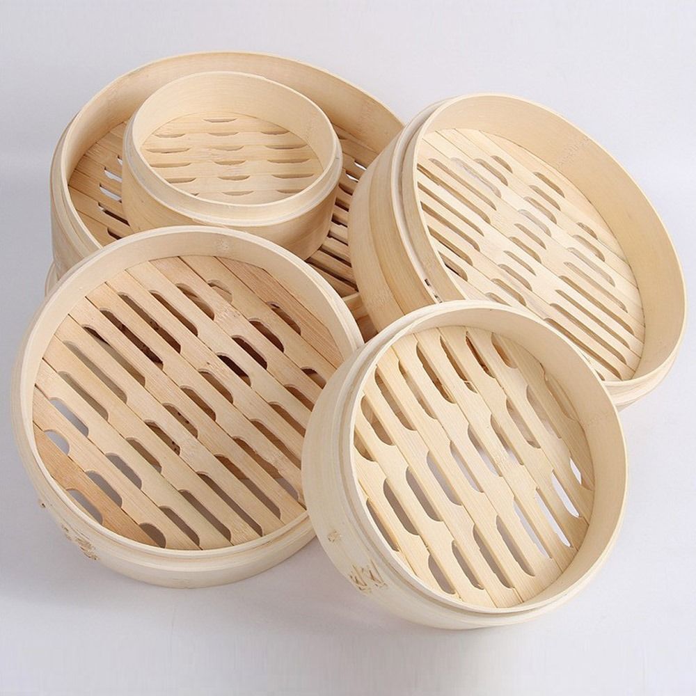 Китайская пароварка из бамбука – обзор и цена Steamer Bamboo Set
