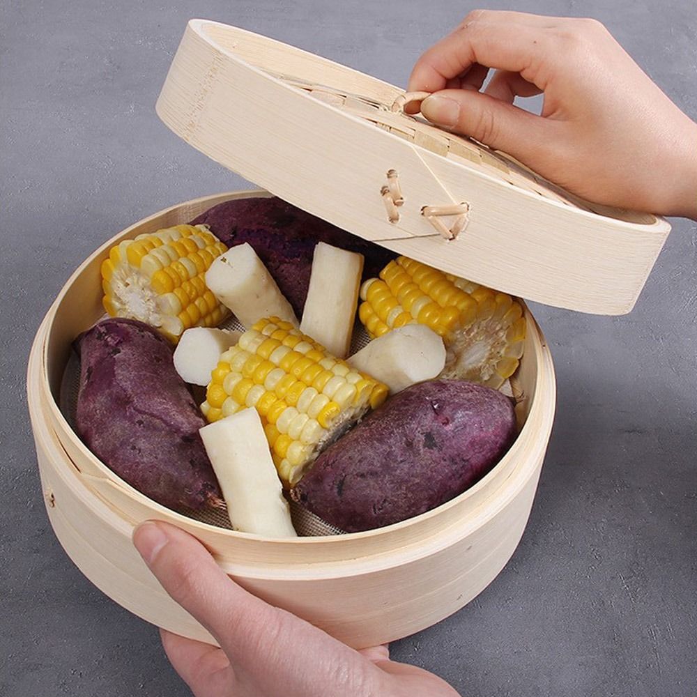 Китайская пароварка из бамбука – обзор и цена Steamer Bamboo Set
