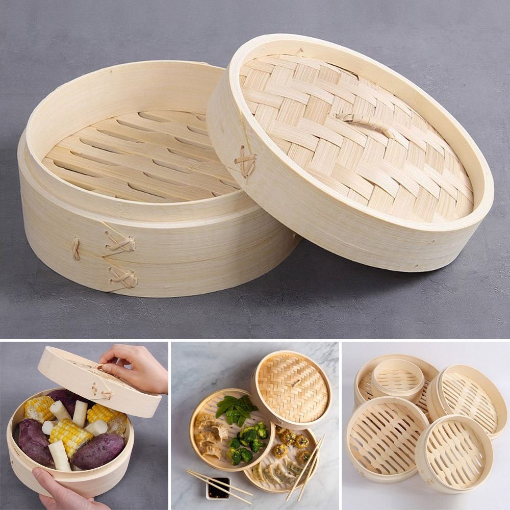 Китайская бамбуковая пароварка – обзор и цена Steamer Bamboo Set