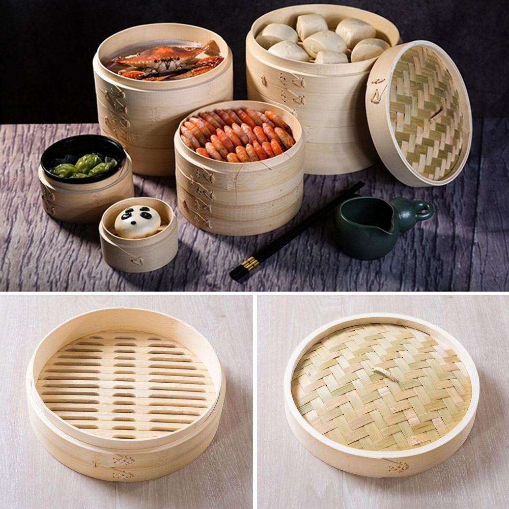 Китайская бамбуковая пароварка – обзор и цена Steamer Bamboo Set