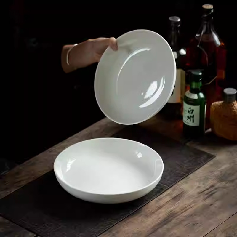Тарелка глубокая из белого фар – обзор и цена Home Cooking Dinner